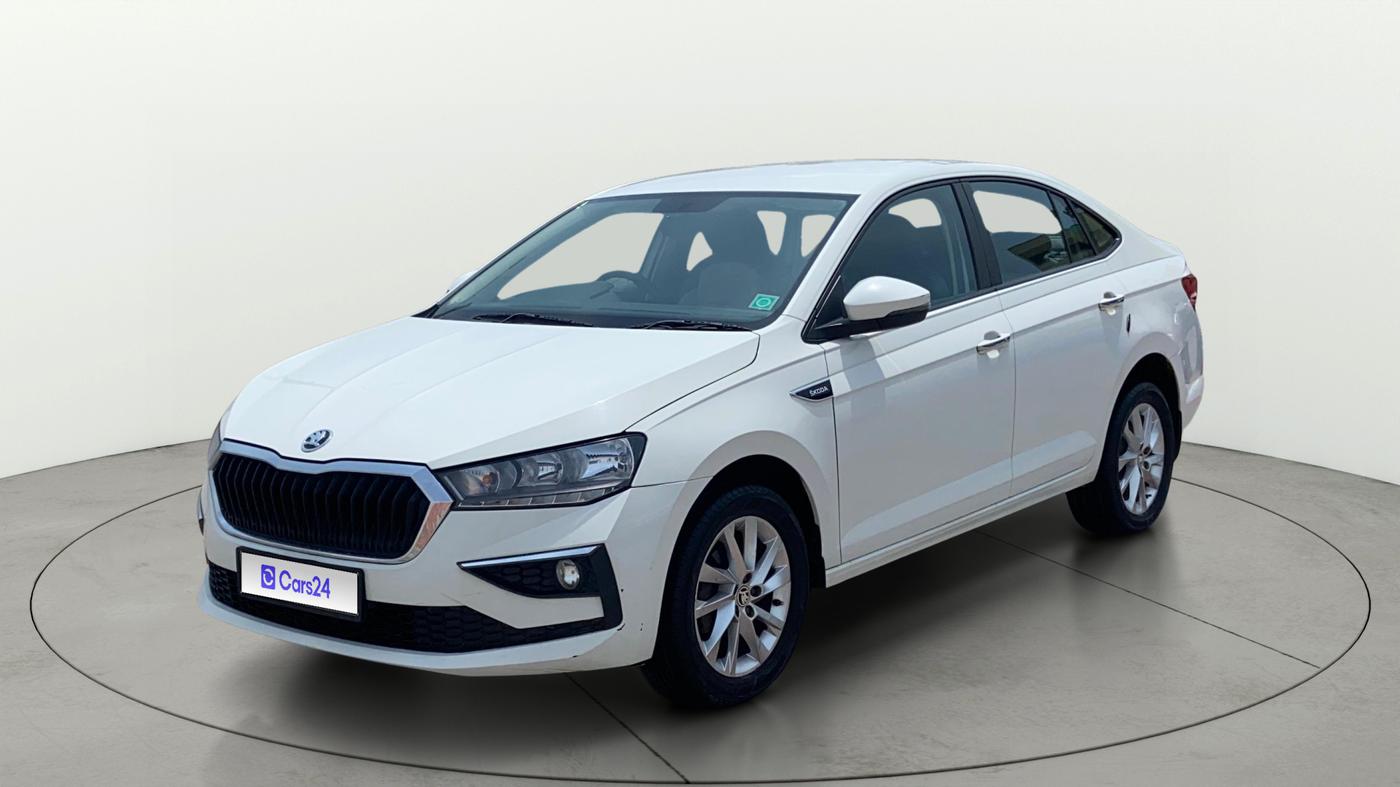 2023 Skoda SLAVIA AMBITION 1.0L TSI AT, Petrol, Automatic, 75,687 km, Left Front Diagonal