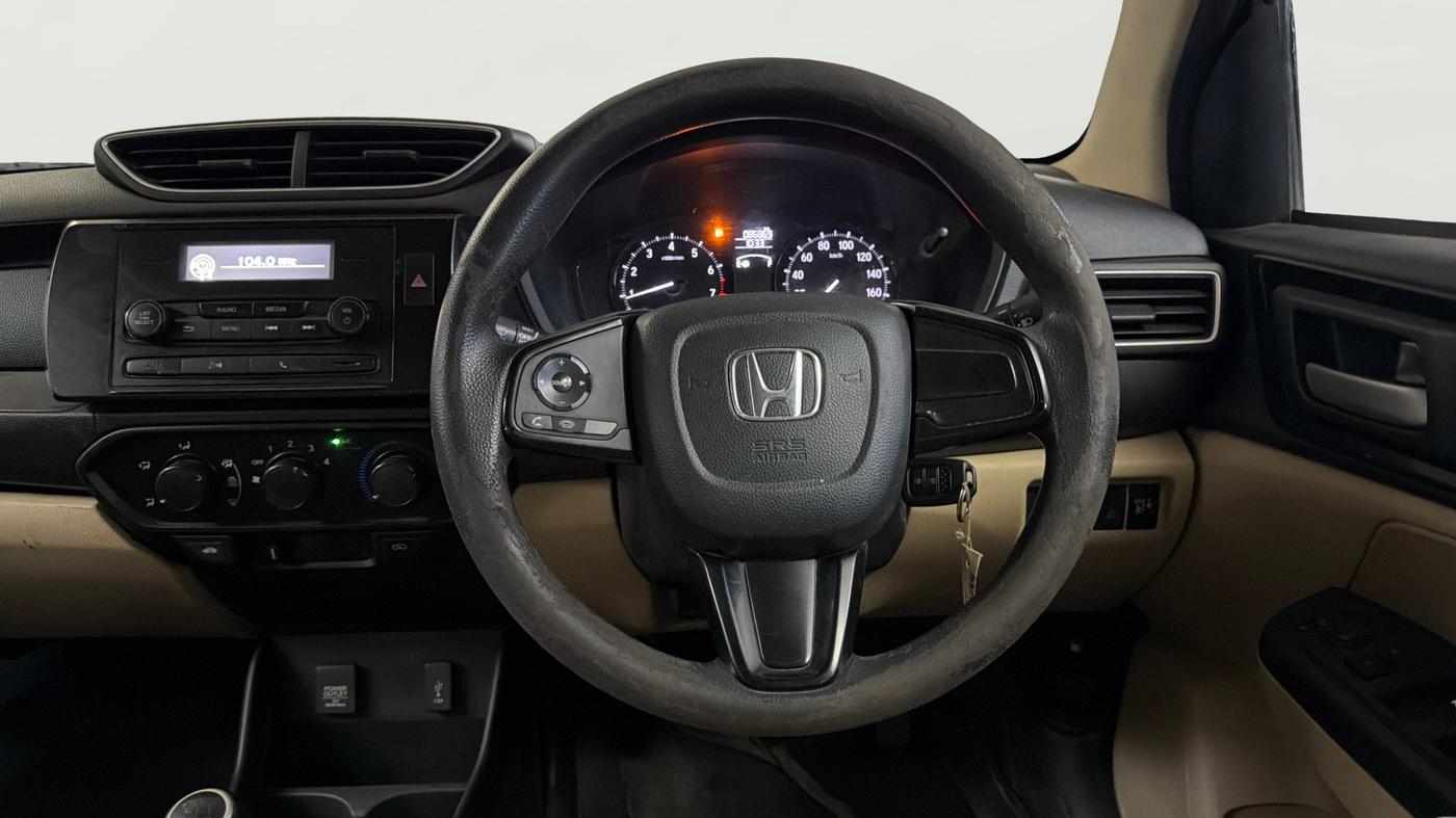 2018 Honda Amaze 1.2L I-VTEC S, Petrol, Manual, 86,805 km, Steering Wheel Close Up