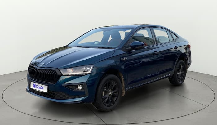2025 Skoda SLAVIA Monte Carlo 1.0L TSI AT, Petrol, Automatic, 4,018 km, Left Front Diagonal