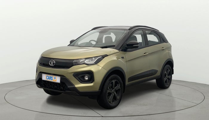 2022 Tata NEXON XZ PLUS (PREMIUM) KAZIRANGA PETROL, Petrol, Manual, 60,449 km, Left Front Diagonal