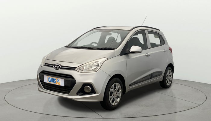 2016 Hyundai Grand i10 SPORTZ 1.2 KAPPA VTVT, Petrol, Manual, 62,977 km, Left Front Diagonal