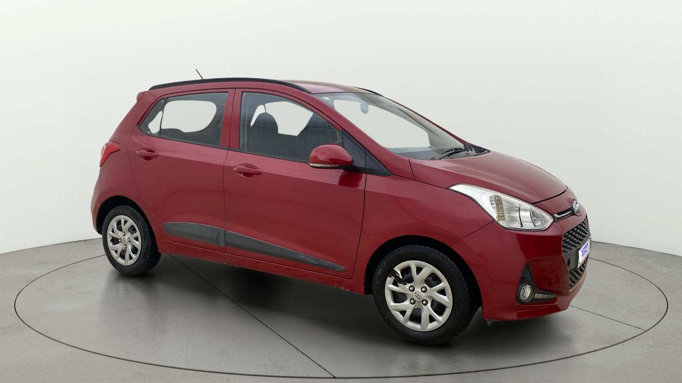 2017 Hyundai Grand i10 SPORTZ 1.2 KAPPA VTVT, Petrol, Manual, 63,691 km, Right Front Diagonal