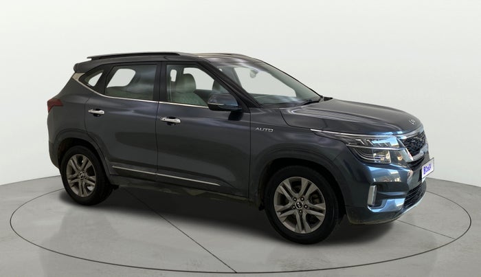 2019 KIA SELTOS HTX PLUS AT1.5 DIESEL, Diesel, Automatic, 1,30,096 km, Right Front Diagonal