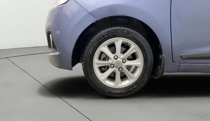 2014 Hyundai Grand i10 ASTA AT 1.2 KAPPA VTVT, Petrol, Automatic, 73,674 km, Left Front Wheel