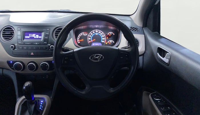 2016 Hyundai Grand i10 ASTA (O) AT 1.2 KAPPA VTVT, Petrol, Automatic, 43,523 km, Steering Wheel Close Up