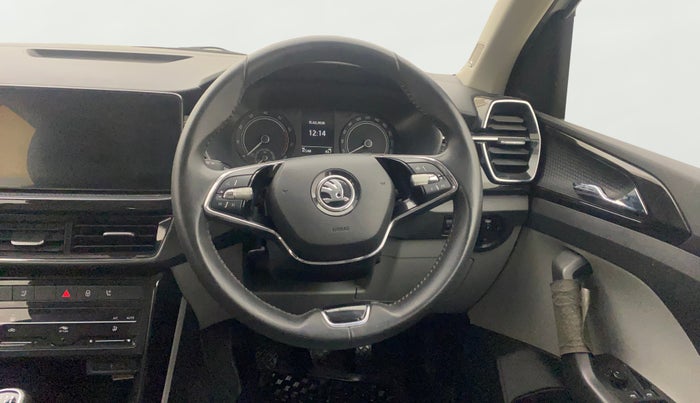 2021 Skoda KUSHAQ STYLE 1.0L TSI MT, Petrol, Manual, 47,205 km, Steering Wheel Close Up