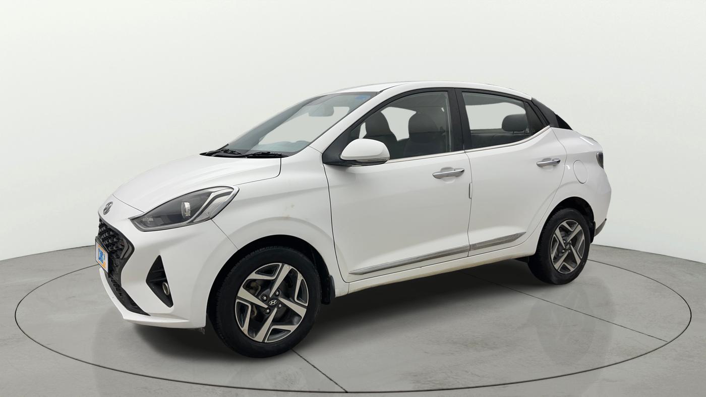 2020 Hyundai AURA SX+ 1.0 TURBO GDI MT, Petrol, Manual, 46,828 km, Left Front Diagonal