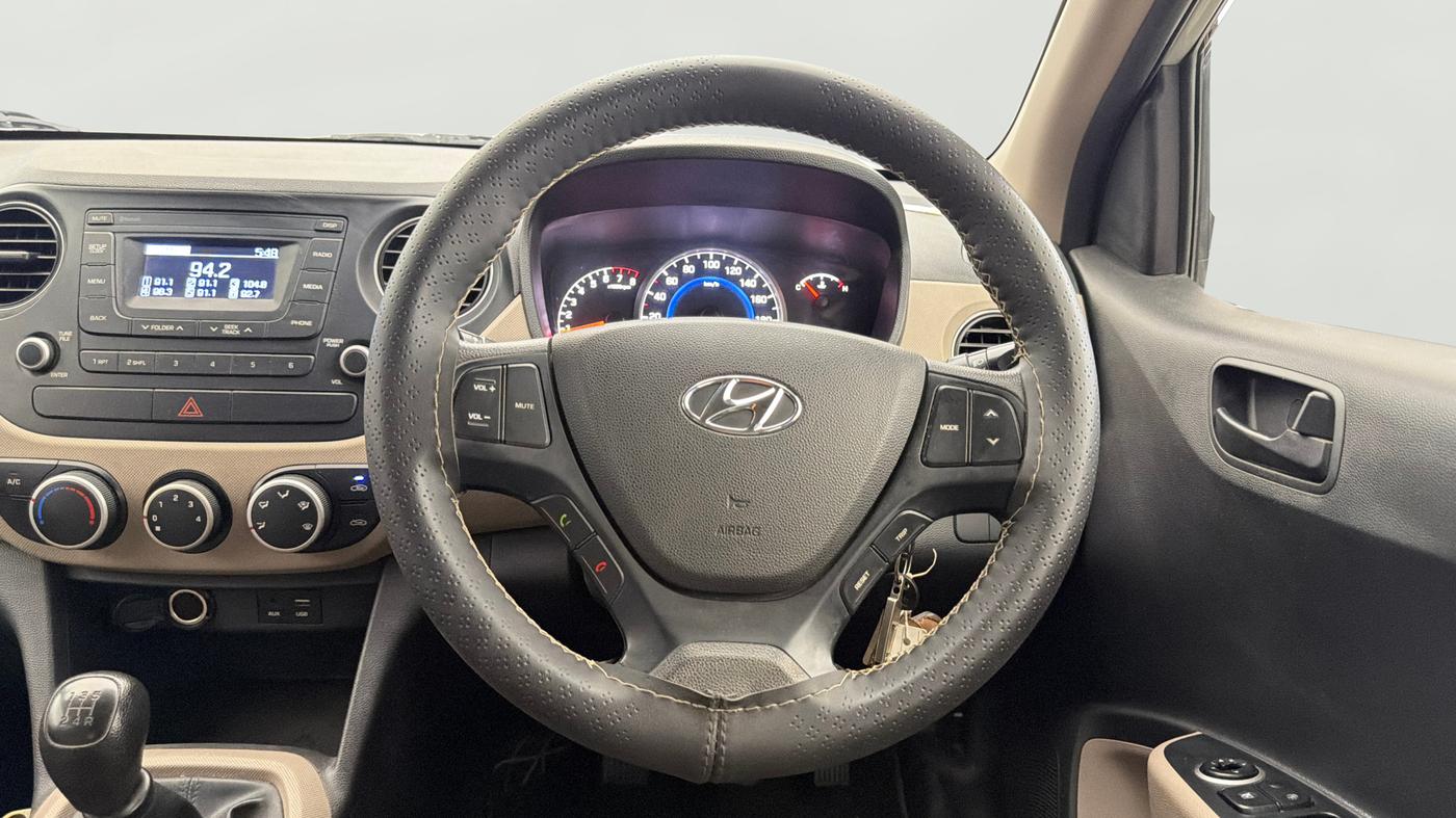2018 Hyundai Grand i10 MAGNA 1.2 KAPPA VTVT, Petrol, Manual, 48,515 km, Steering Wheel Close Up