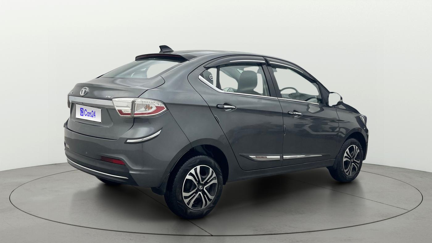 2023 Tata TIGOR XZ PLUS CNG, CNG, Manual, 25,571 km, Right Back Diagonal