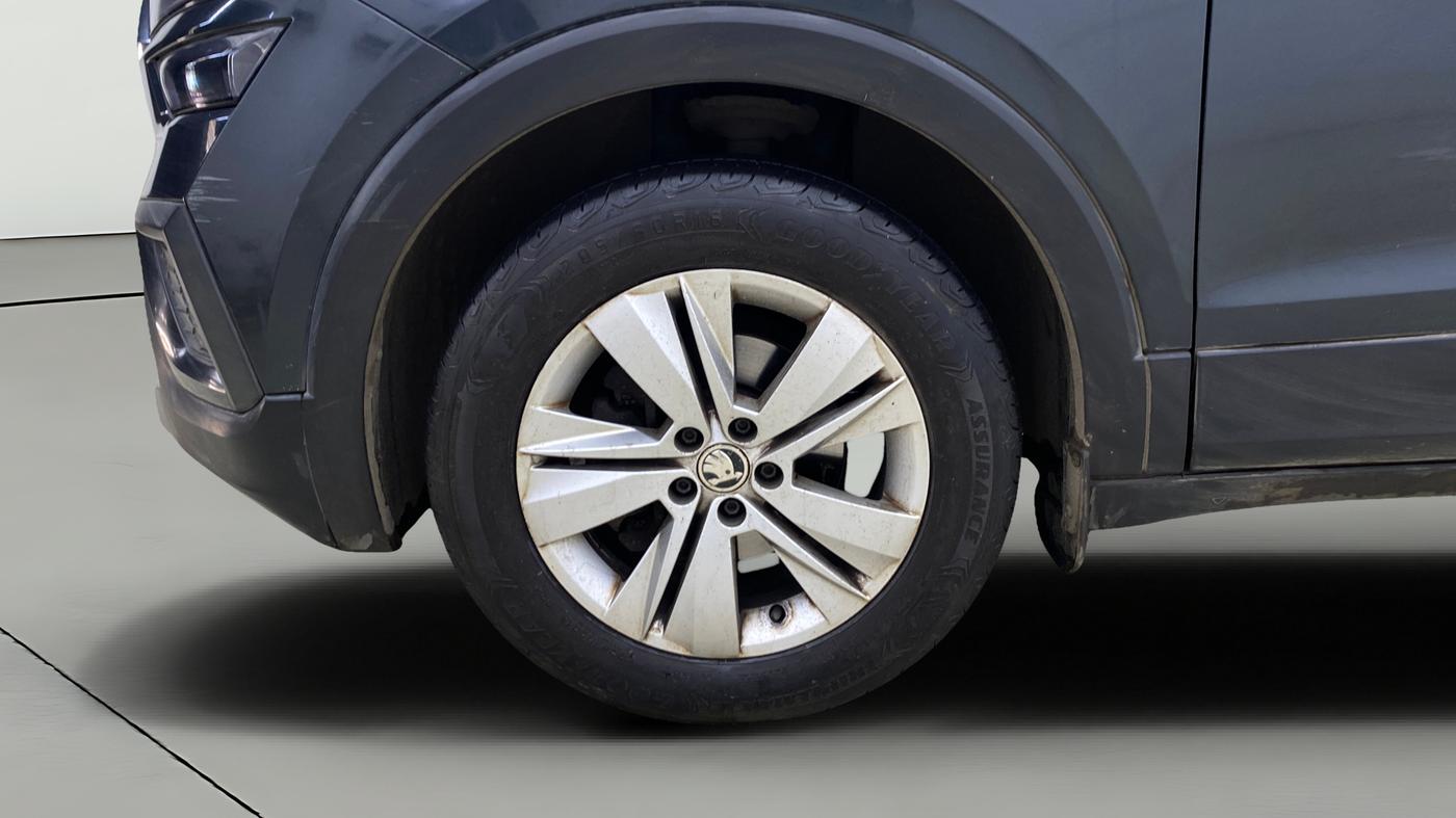 2022 Skoda KUSHAQ AMBITION 1.0L TSI AT, Petrol, Automatic, 36,528 km, Left Front Wheel