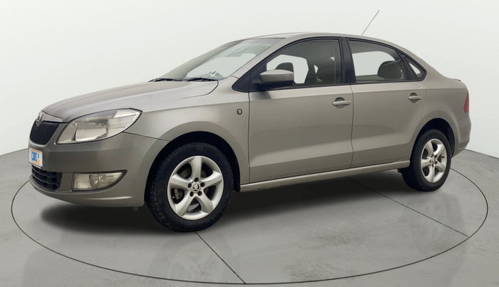 2015 Skoda Rapid 1.5 TDI CR AMBITION PLUS, Diesel, Manual, 75,393 km, Left Front Diagonal