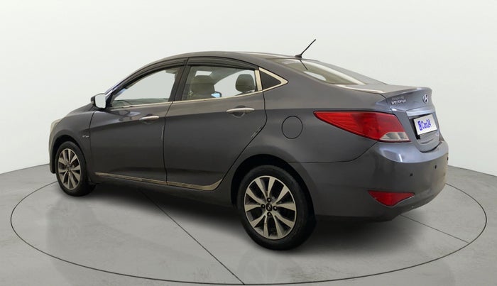 2015 Hyundai Verna FLUIDIC 4S 1.6 VTVT S AT, Petrol, Automatic, 55,956 km, Left Back Diagonal