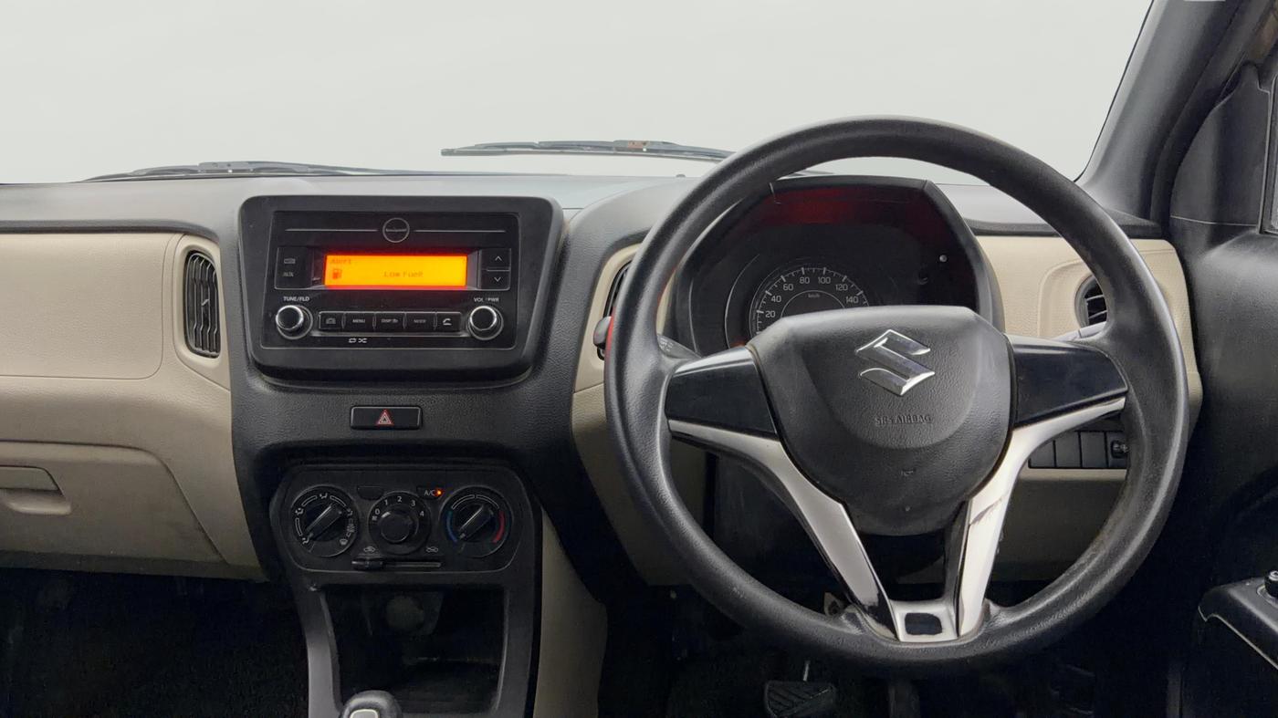 2019 Maruti New Wagon-R VXI 1.0 AMT, Petrol, Automatic, 90,848 km, Steering Wheel Close Up