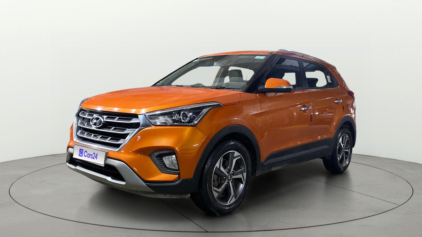 2018 Hyundai Creta SX (O) 1.6 PETROL, Petrol, Manual, 31,095 km, Left Front Diagonal