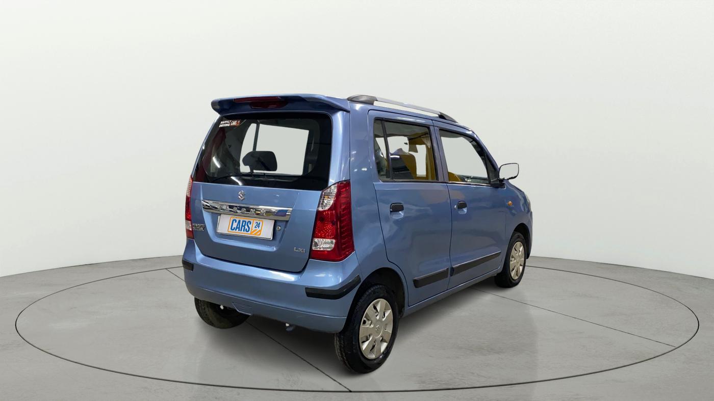 2013 Maruti Wagon R 1.0 LXI, Petrol, Manual, 65,477 km, Right Back Diagonal