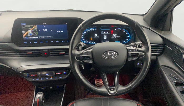 2023 Hyundai NEW I20 N LINE N8 1.0 TURBO GDI DCT DUAL TONE, Petrol, Automatic, 14,537 km, Steering Wheel Close Up