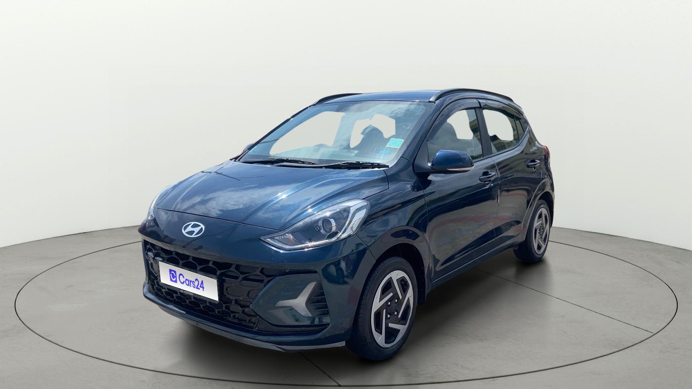 2024 Hyundai GRAND I10 NIOS SPORTZ AMT 1.2 KAPPA VTVT, Petrol, Automatic, 10,776 km, Left Front Diagonal