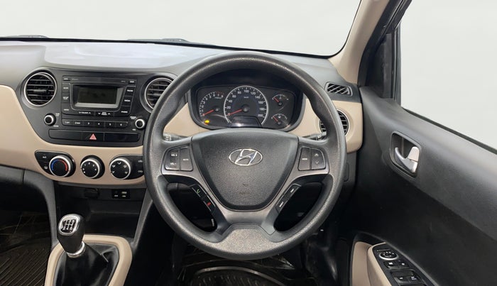2016 Hyundai Grand i10 SPORTZ 1.2 KAPPA VTVT, Petrol, Manual, 35,189 km, Steering Wheel Close Up