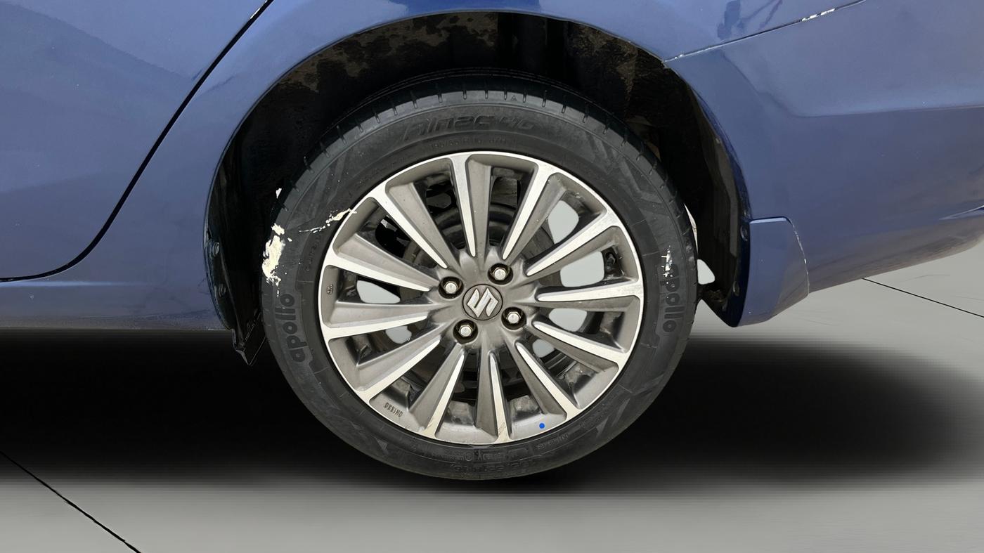 2019 Maruti Ciaz ALPHA  AT 1.5 SHVS PETROL, Petrol, Automatic, 56,065 km, Left Rear Wheel