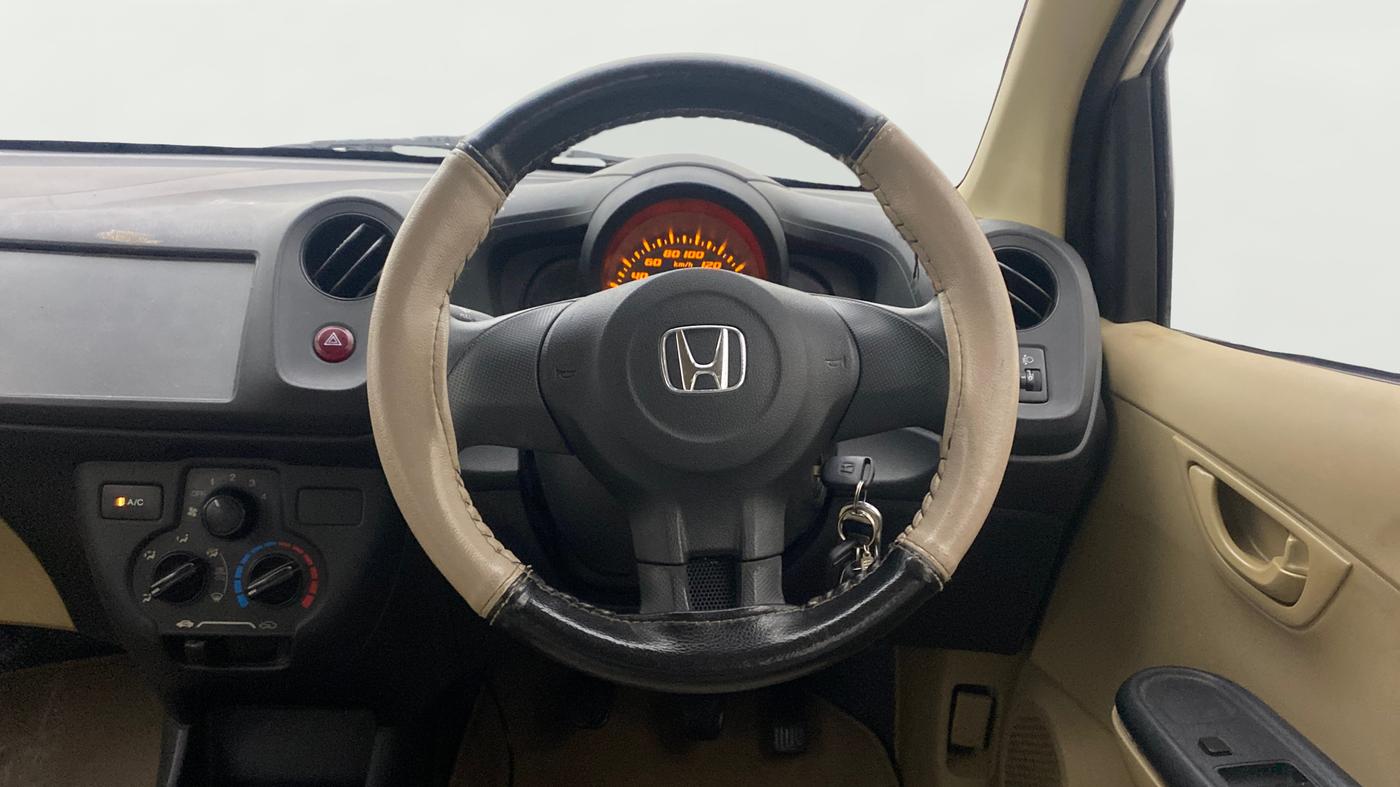 2015 Honda Amaze 1.2L I-VTEC E, Petrol, Manual, 60,845 km, Steering Wheel Close Up