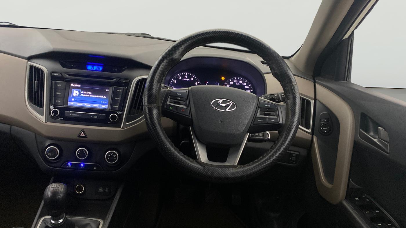 2016 Hyundai Creta S 1.6 PETROL, Petrol, Manual, 47,477 km, Steering Wheel Close Up