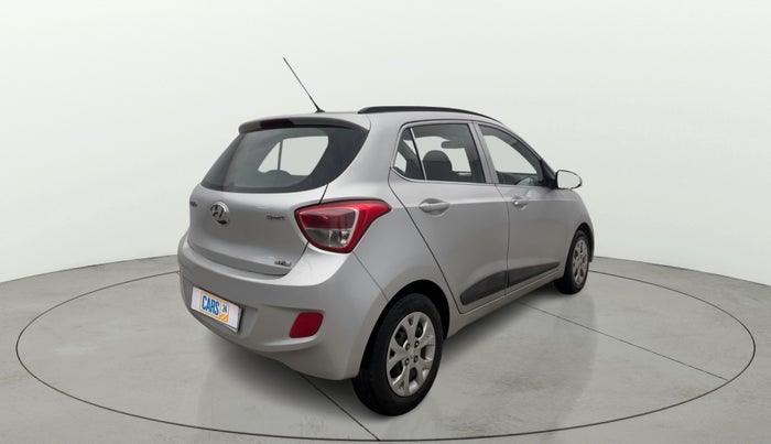 2015 Hyundai Grand i10 SPORTZ 1.2 KAPPA VTVT, Petrol, Manual, 61,896 km, Right Back Diagonal