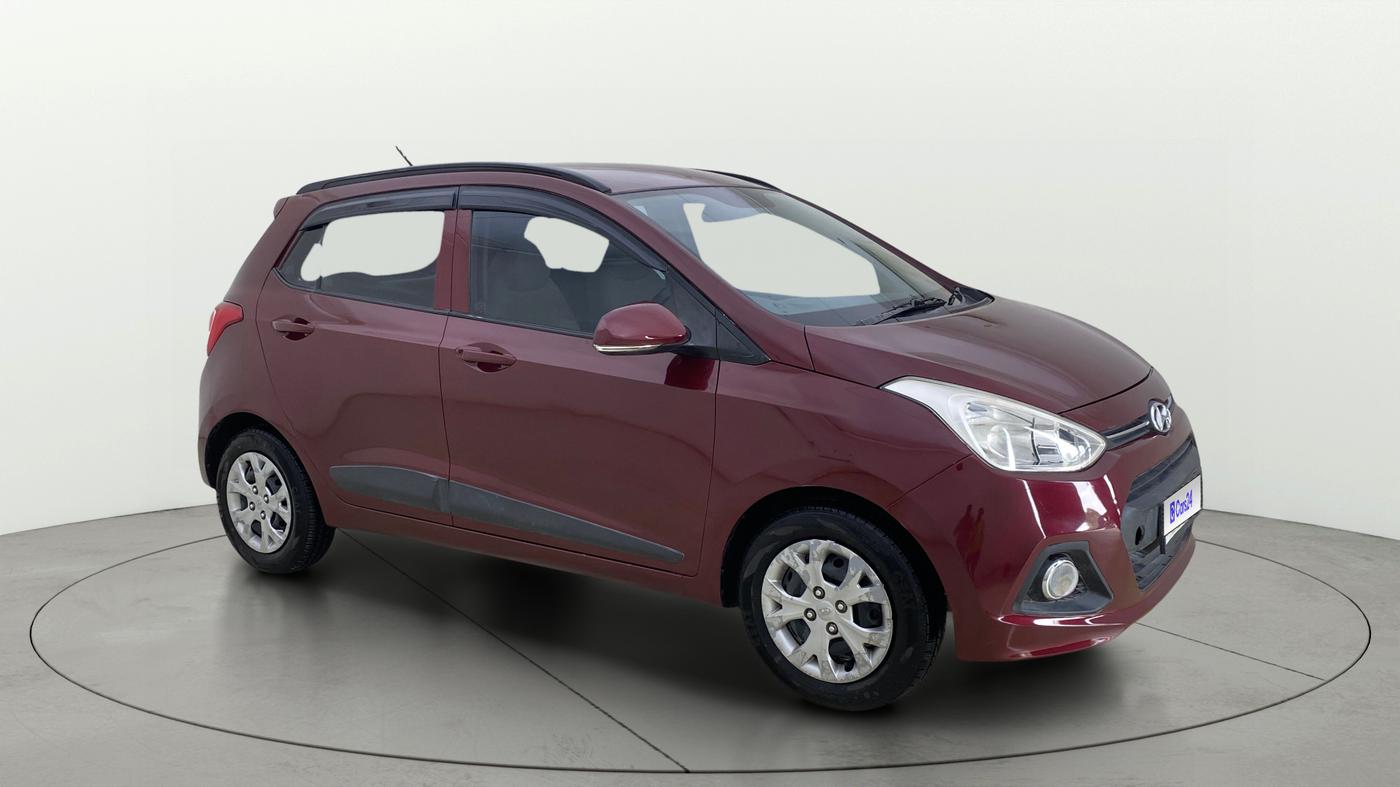 2016 Hyundai Grand i10 SPORTZ 1.2 KAPPA VTVT, Petrol, Manual, 49,834 km, Right Front Diagonal