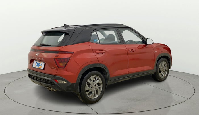 2020 Hyundai Creta SX (O) 1.4 TURBO DCT DUAL TONE, Petrol, Automatic, 65,875 km, Right Back Diagonal