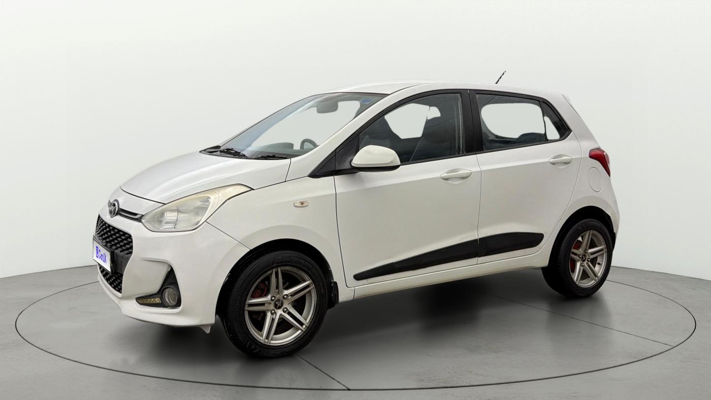 2017 Hyundai Grand i10 SPORTZ 1.2 KAPPA VTVT, Petrol, Manual, 68,773 km, Left Front Diagonal