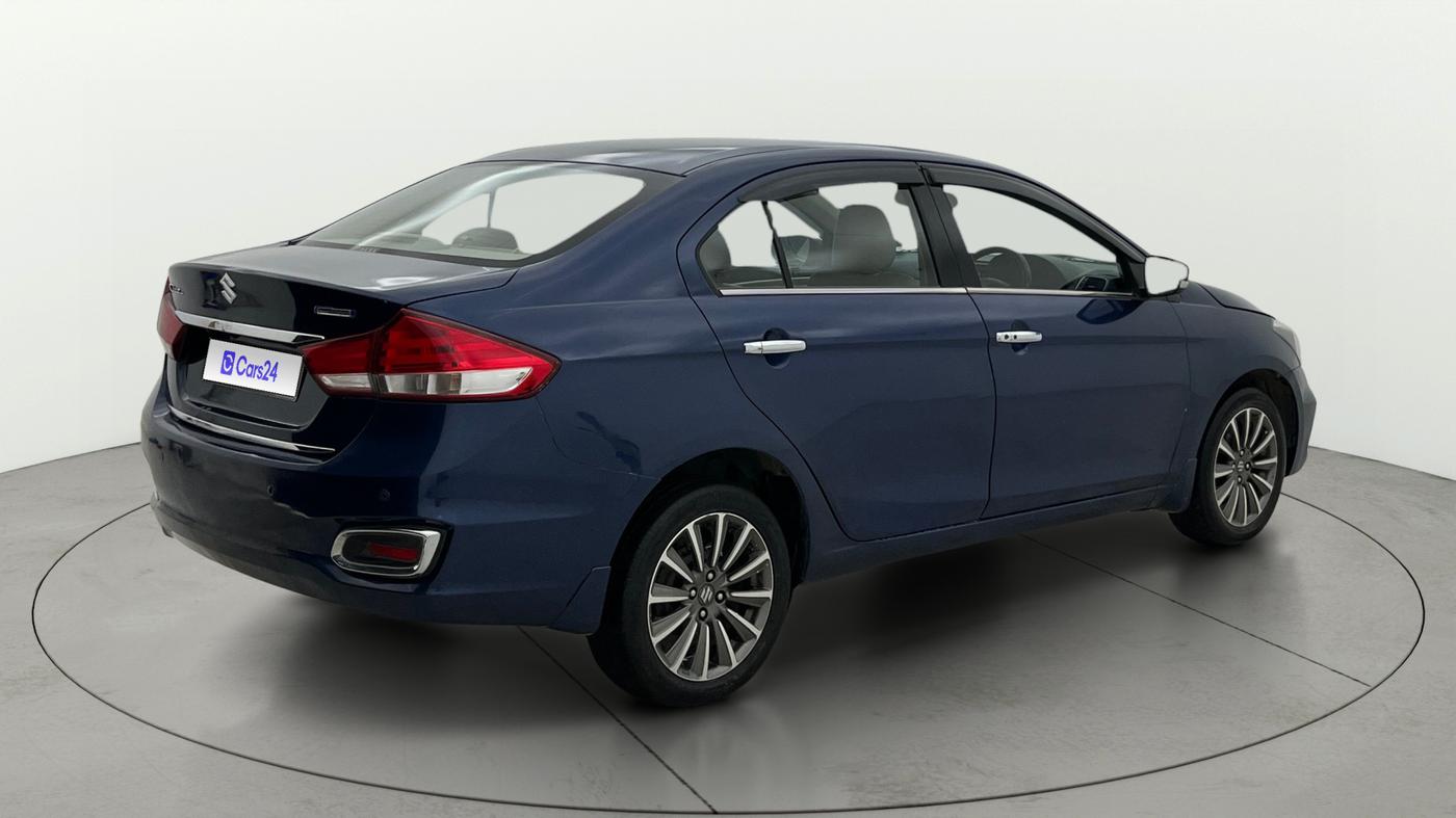 2019 Maruti Ciaz ALPHA  AT 1.5 SHVS PETROL, Petrol, Automatic, 56,065 km, Right Back Diagonal