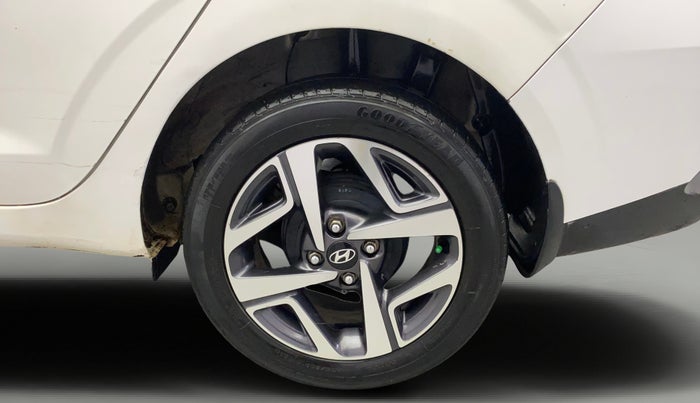 2022 Hyundai AURA SX PLUS 1.2 AMT, Petrol, Automatic, 53,946 km, Left Rear Wheel