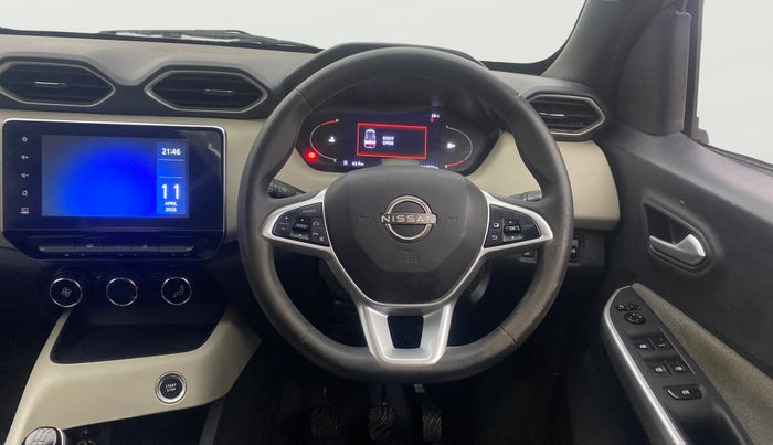 2021 Nissan MAGNITE XV TURBO, Petrol, Manual, 1,10,529 km, Steering Wheel Close Up