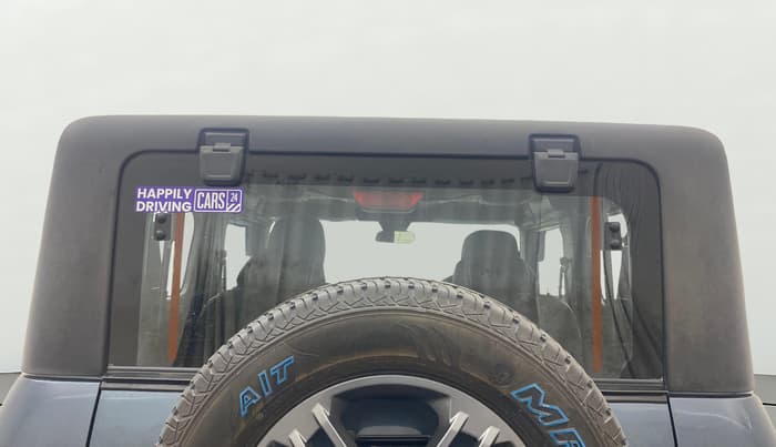 2022 Mahindra Thar LX PETROL HT 4WD AT, Petrol, Automatic, 18,128 km, Rear Windshield