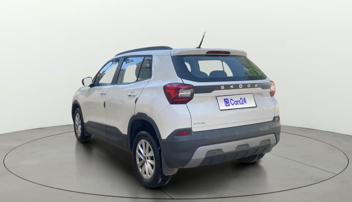 2025 Skoda Kylaq Signature AT, Petrol, Automatic, 9,569 km, Left Back Diagonal