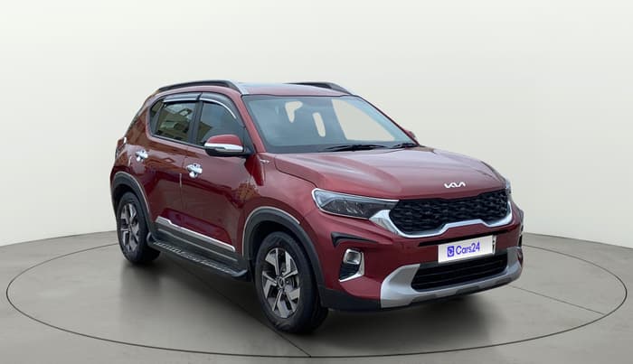 2023 KIA SONET HTX 1.0 DCT, Petrol, Automatic, 59,238 km, Right Front Diagonal