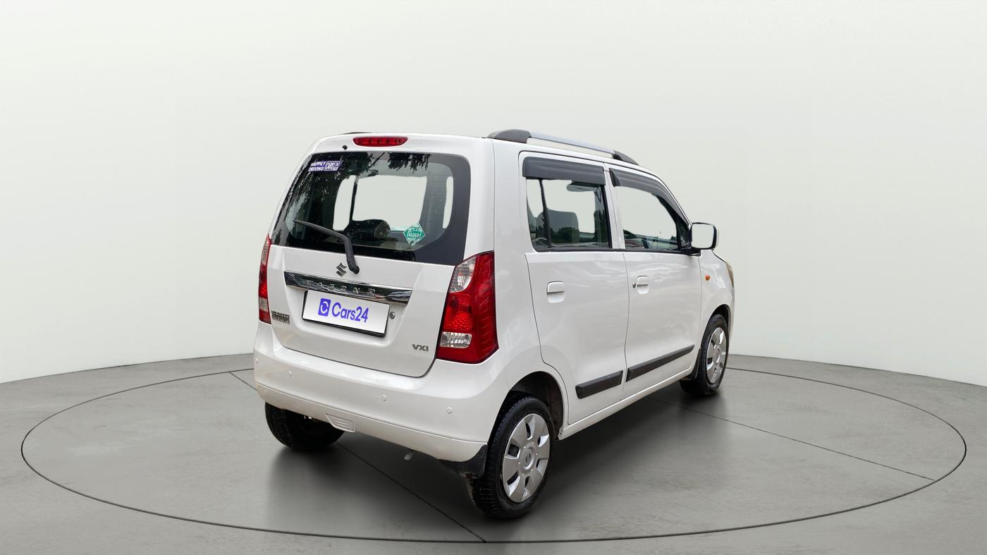 2017 Maruti Wagon R 1.0 VXI, CNG, Manual, 1,32,273 km, Right Back Diagonal