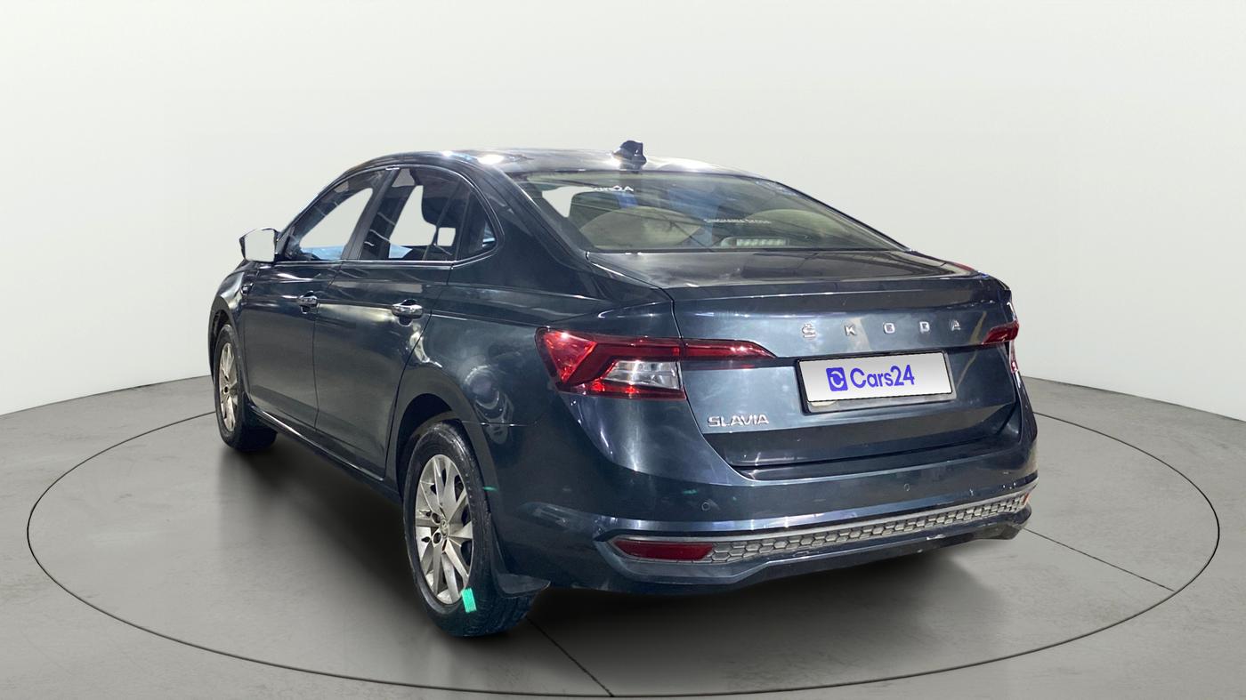 2022 Skoda SLAVIA AMBITION 1.0L TSI MT, Petrol, Manual, 82,810 km, Left Back Diagonal