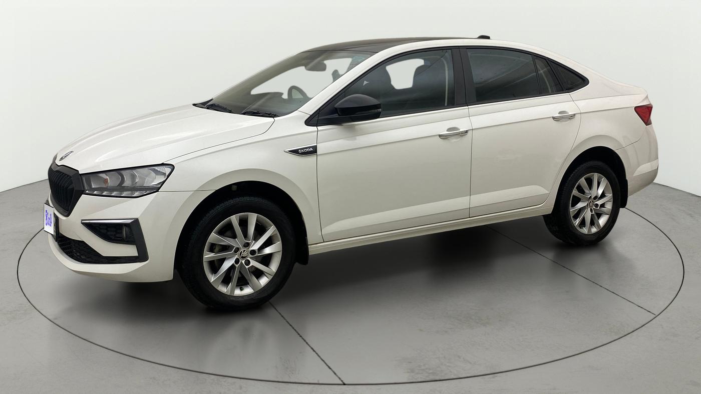 2023 Skoda SLAVIA AMBITION 1.0L TSI AT, Petrol, Automatic, 26,720 km, Left Front Diagonal