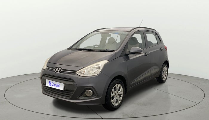 2016 Hyundai Grand i10 SPORTZ 1.2 KAPPA VTVT, Petrol, Manual, 94,768 km, Left Front Diagonal