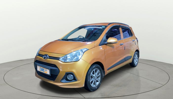 2014 Hyundai Grand i10 ASTA 1.2 KAPPA VTVT, Petrol, Manual, 1,05,349 km, Left Front Diagonal