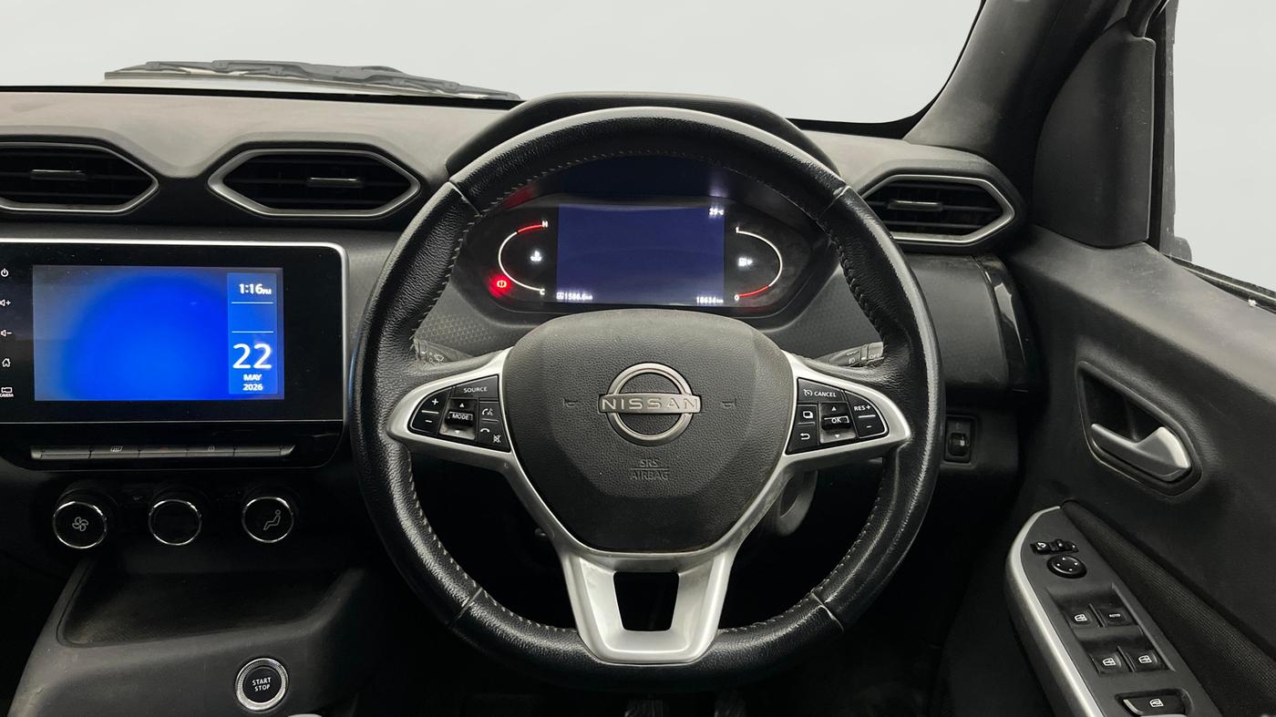 2023 Nissan MAGNITE XV PREMIUM TURBO CVT, Petrol, Automatic, 18,664 km, Steering Wheel Close Up