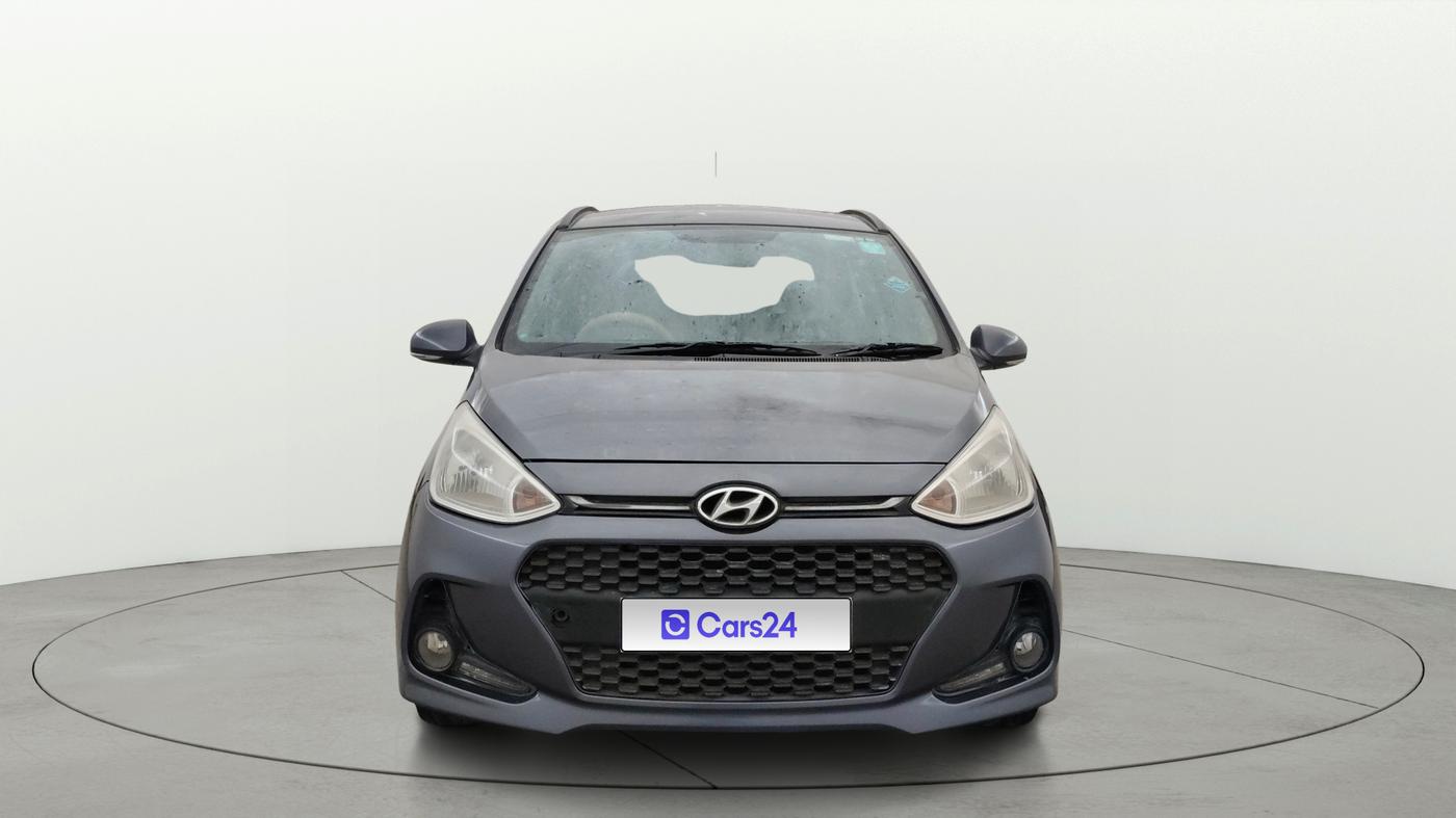 2017 Hyundai Grand i10 SPORTZ (O) 1.2 KAPPA VTVT, CNG, Manual, 91,353 km, Front