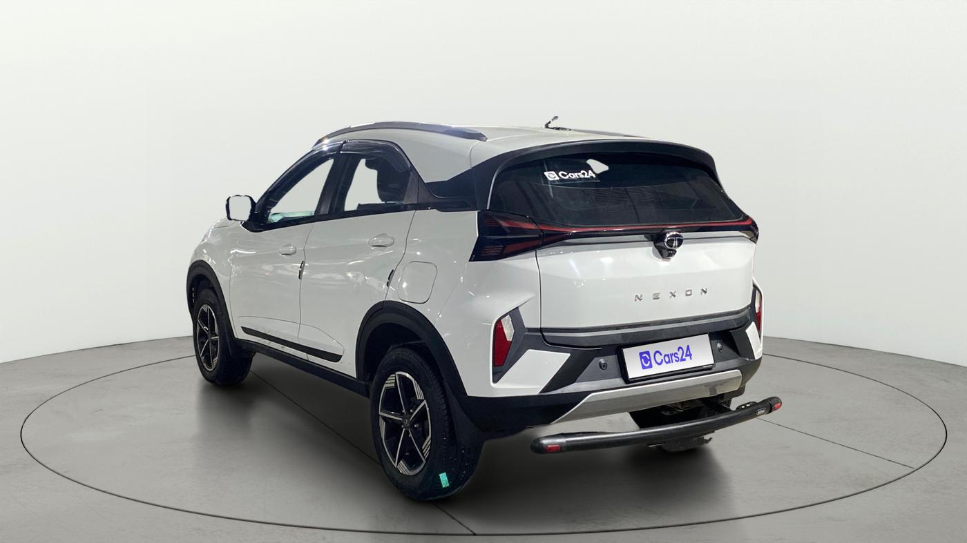 2025 Tata NEXON CREATIVE + SUNROOF 1.2 PETROL, Petrol, Manual, 8,414 km, Left Back Diagonal