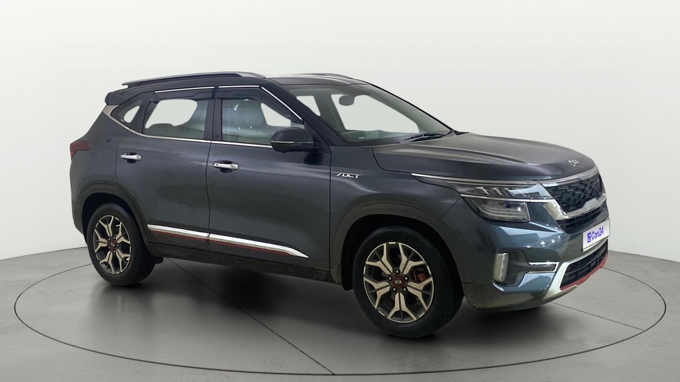 2020 KIA SELTOS GTX PLUS DCT 1.4 PETROL, Petrol, Automatic, 52,971 km, Right Front Diagonal