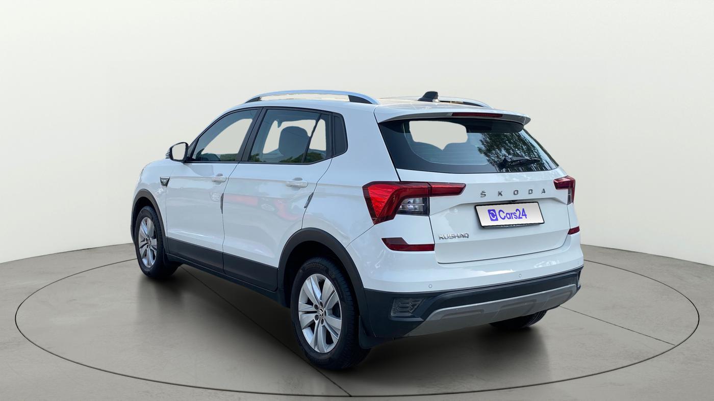 2022 Skoda KUSHAQ AMBITION 1.0L TSI AT, Petrol, Automatic, 72,030 km, Left Back Diagonal