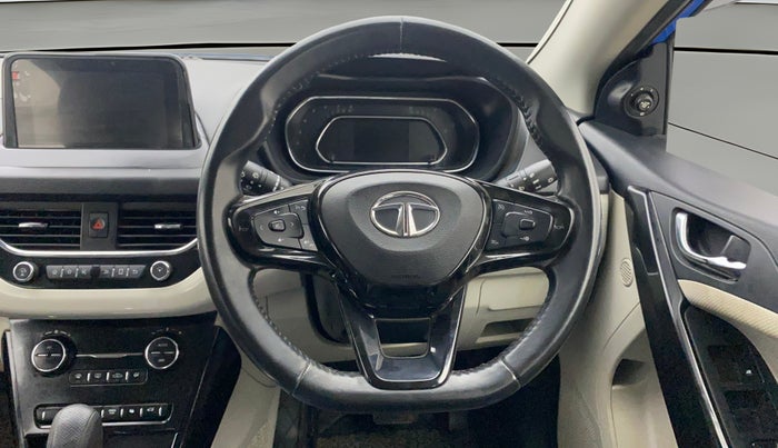 2020 Tata NEXON XZA PLUS (O) PETROL DUAL TONE, Petrol, Automatic, 55,936 km, Steering Wheel Close Up