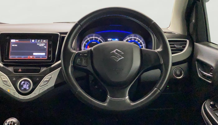 2018 Maruti Baleno ALPHA PETROL 1.2, Petrol, Manual, 70,584 km, Steering Wheel Close Up