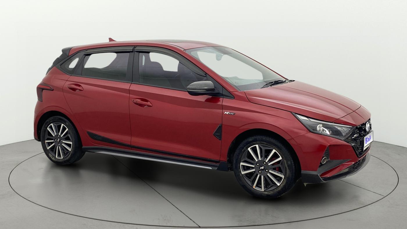 2021 Hyundai NEW I20 N LINE N8 1.0 TURBO GDI IMT, Petrol, Manual, 21,555 km, Right Front Diagonal