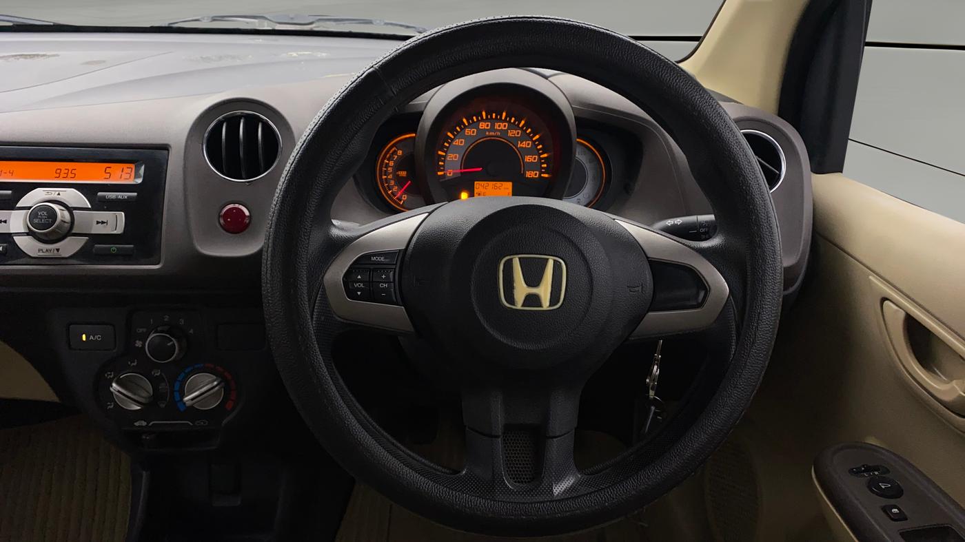 2013 Honda Brio S MT, Petrol, Manual, 42,158 km, Steering Wheel Close Up