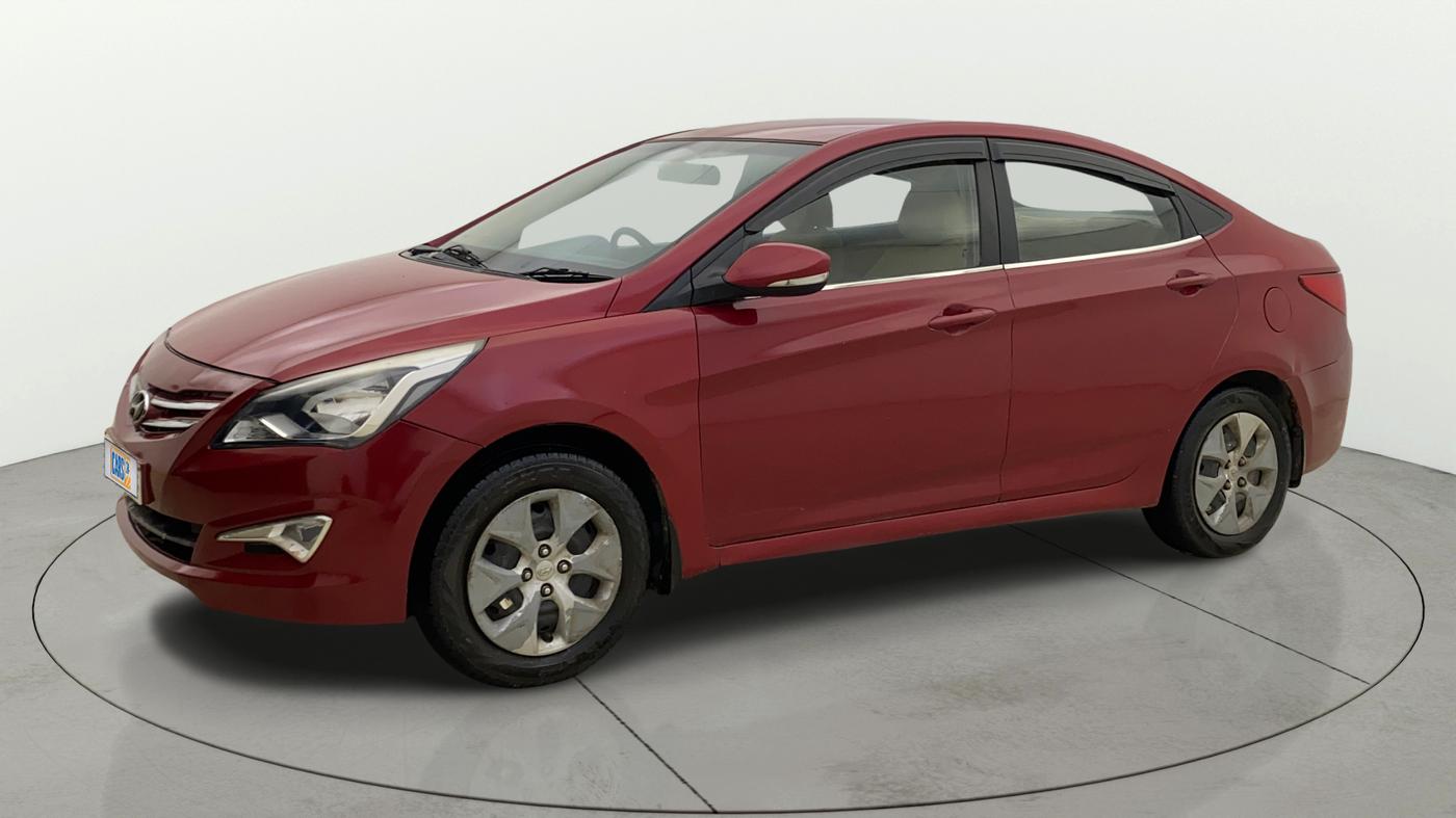 2017 Hyundai Verna FLUIDIC 4S 1.4 VTVT, CNG, Manual, 1,23,456 km, Left Front Diagonal